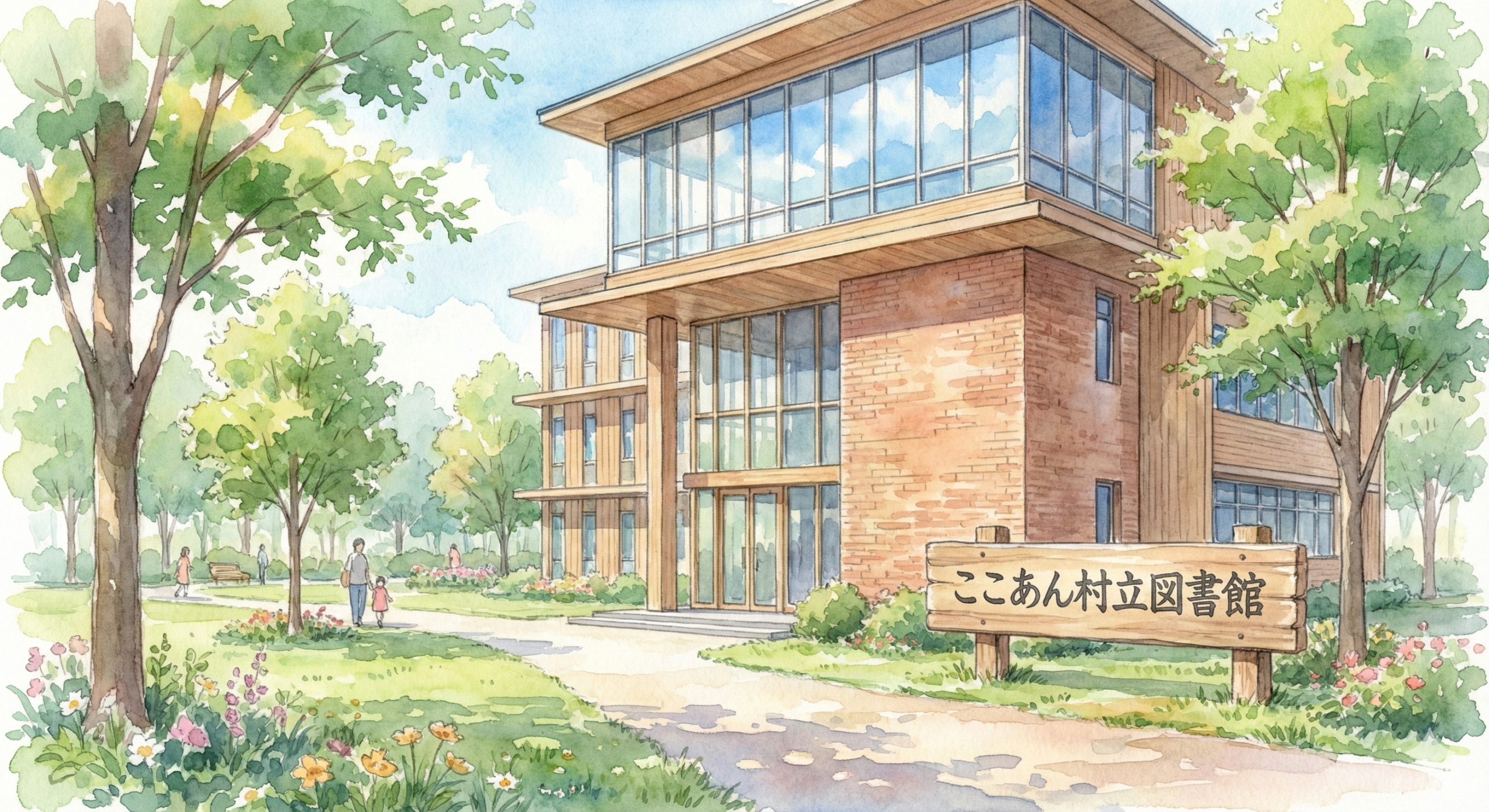 ここあん村立図書館