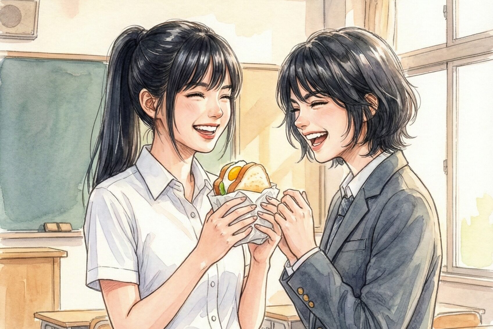 コント「黄色い中身の重力」