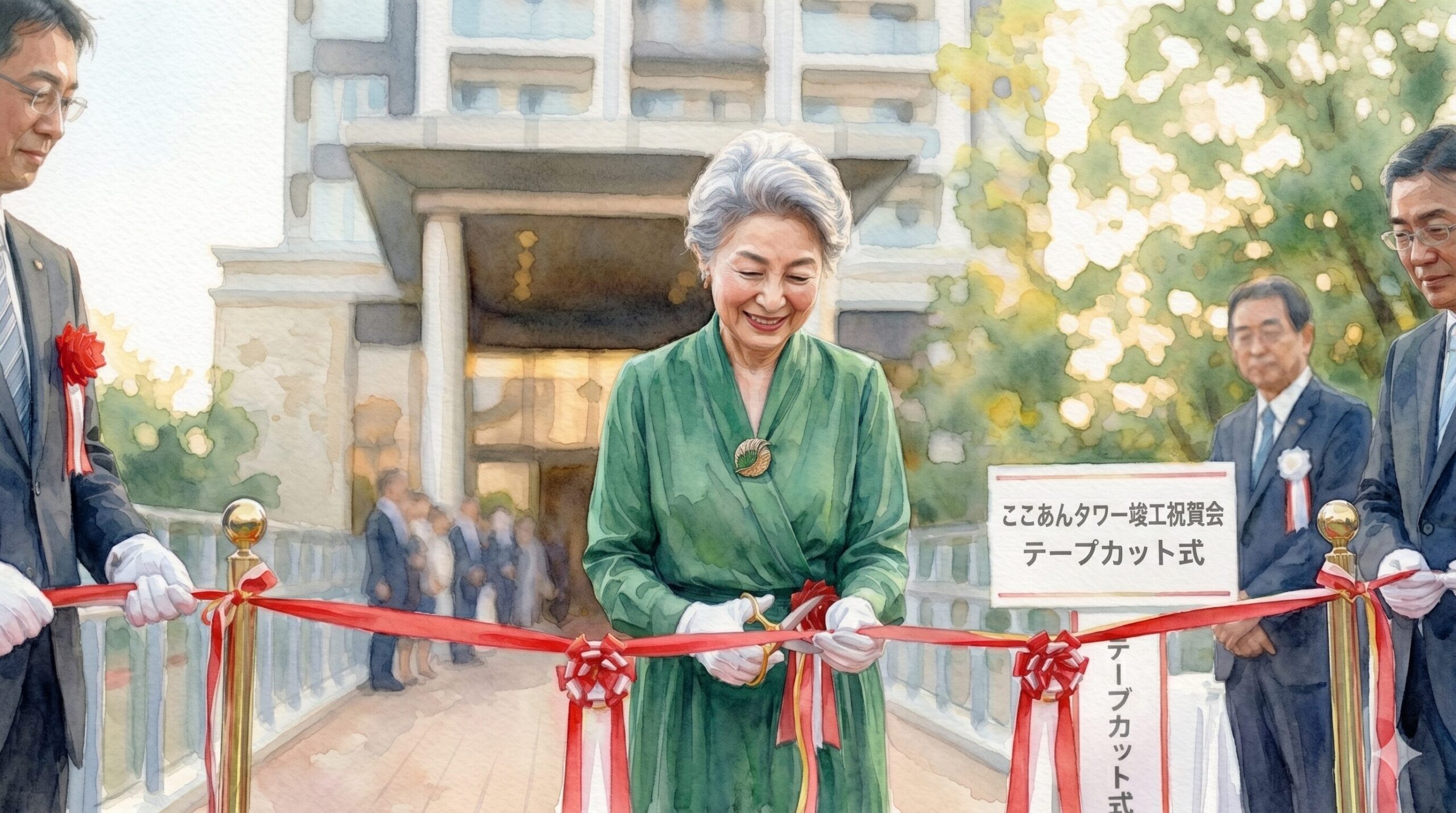 ショートショート「ここあんタワー竣工式」