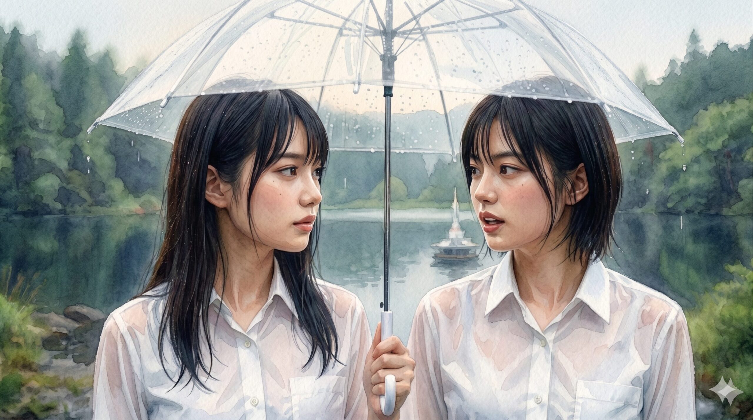 コント「雨のなかのふたり」
